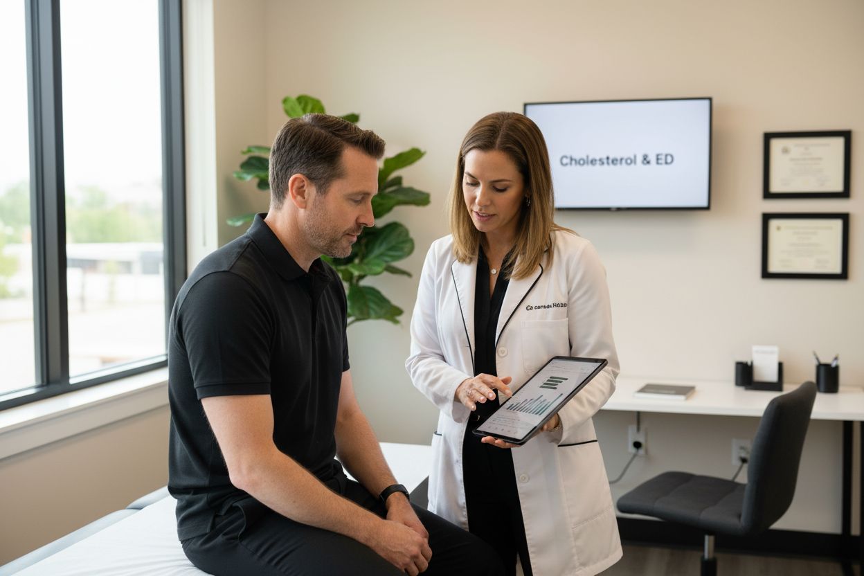 doctor patient cholesterol discussion