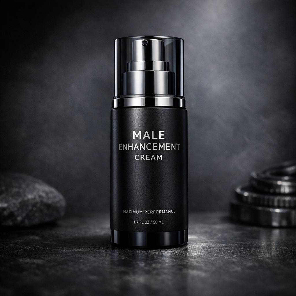 male enhancement cream product display