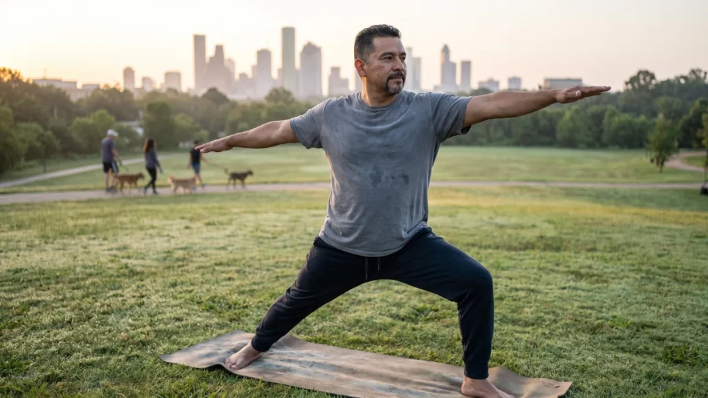 Yoga for Men: 8 Beginner Poses for Stiff Hips, Stress and Better Sleep